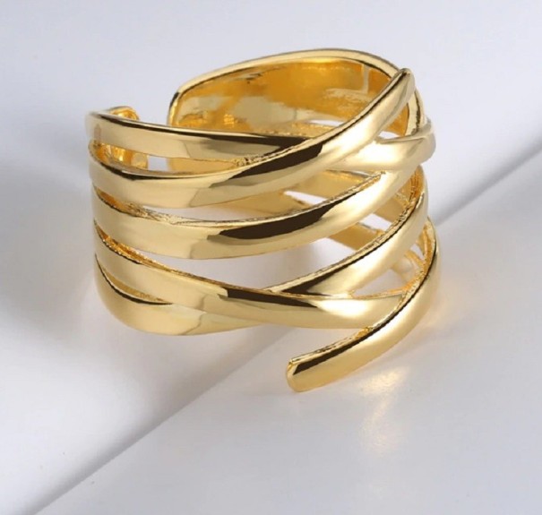 Damesring D1034 goud