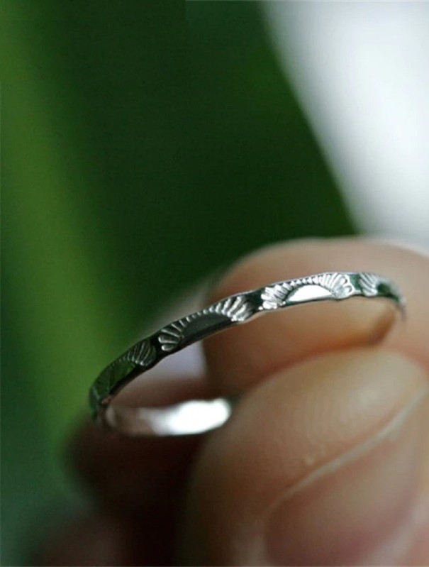 Damesring D1055 zilver 6 1