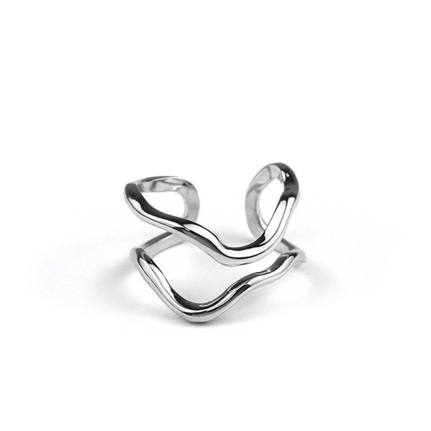 Damesring D1203 zilver
