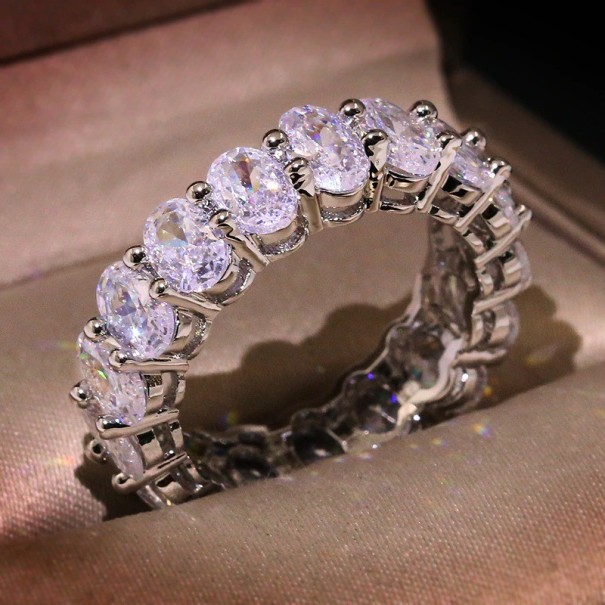 Damesring D1223 zilver 7