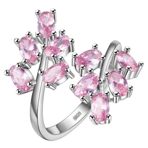 Damesring D1262 roze