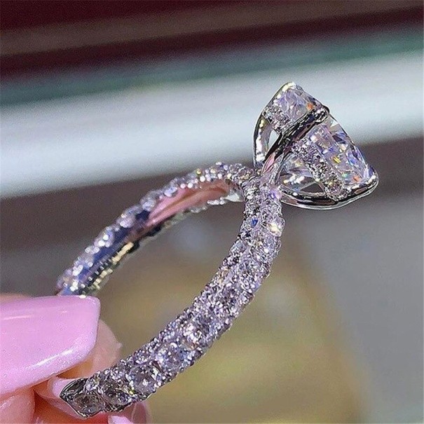 Damesring D1379 zilver 9