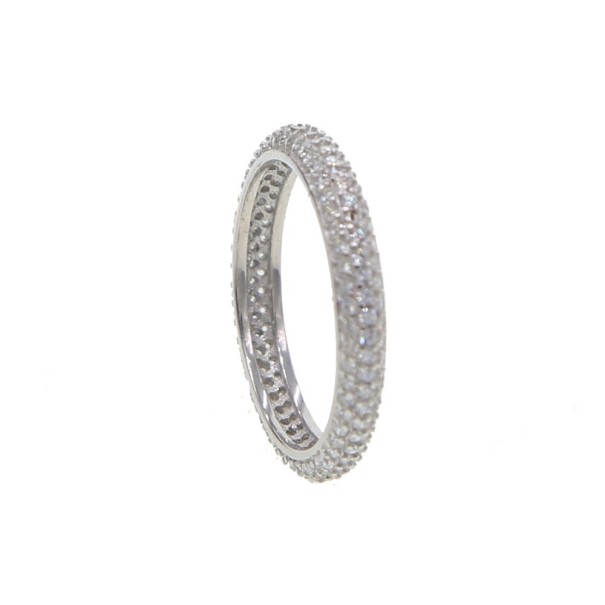 Damesring D1419 zilver 9
