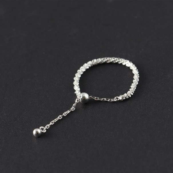 Damesring D1433 zilver