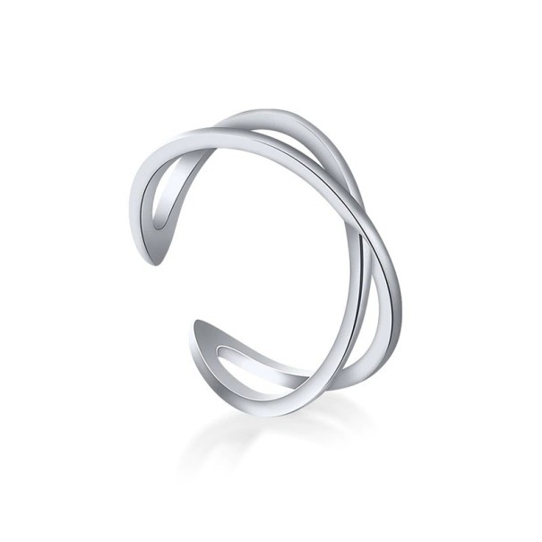 Damesring D1512 zilver
