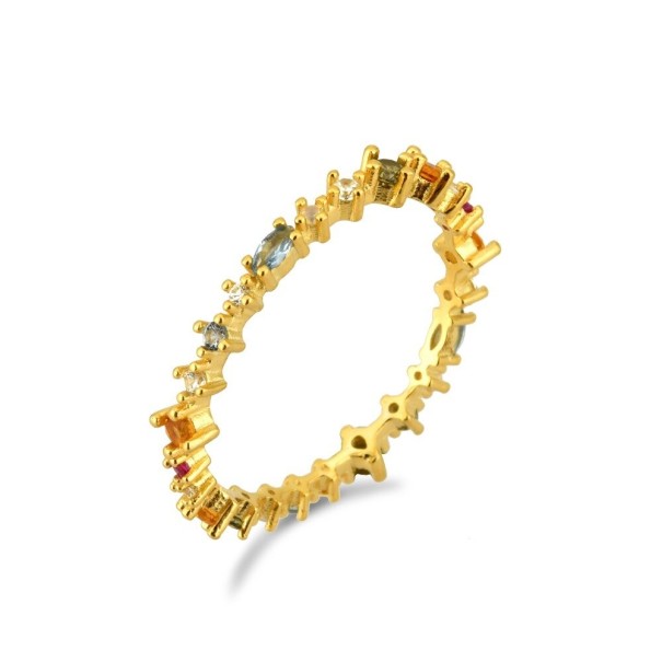 Damesring D1513 goud 8