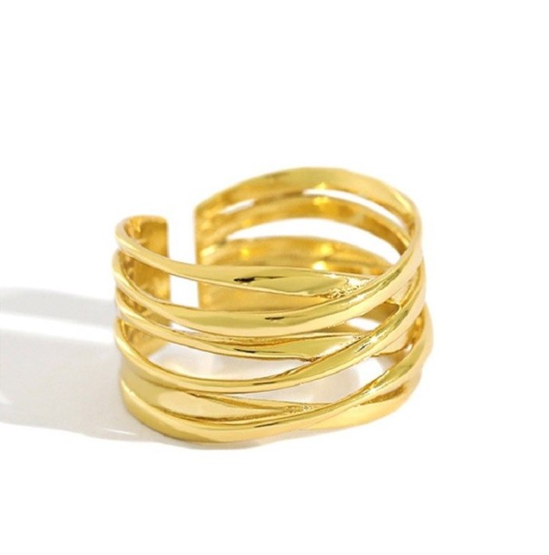 Damesring D1537 goud