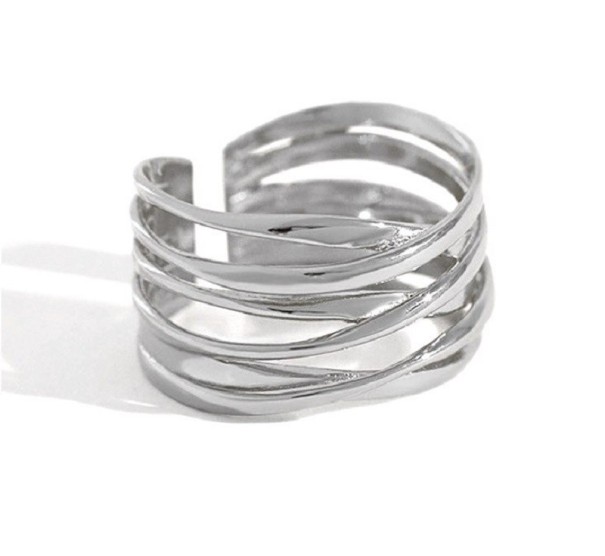 Damesring D1537 zilver