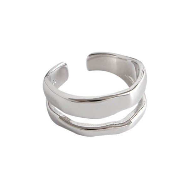 Damesring D1546 zilver