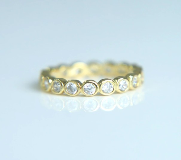 Damesring D1589 goud 8