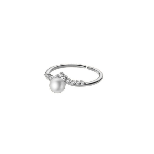 Damesring D1613 zilver