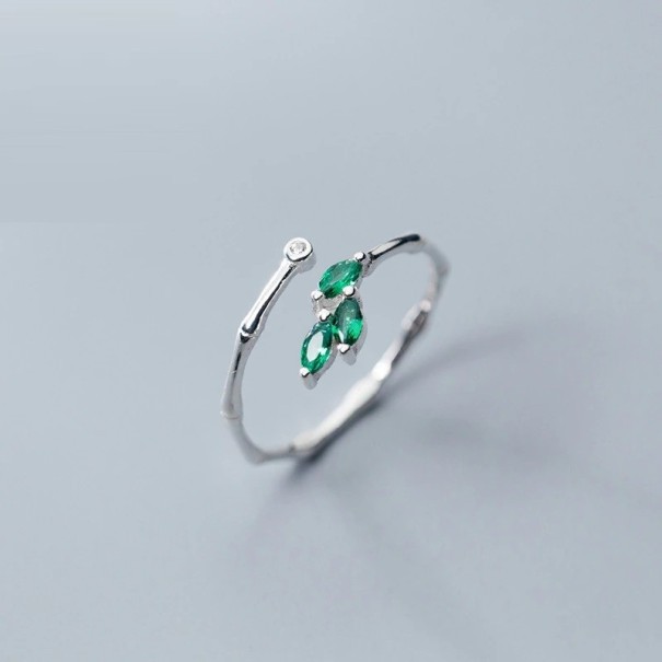 Damesring D1734 zilver