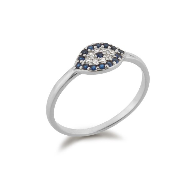 Damesring D1748 zilver 7