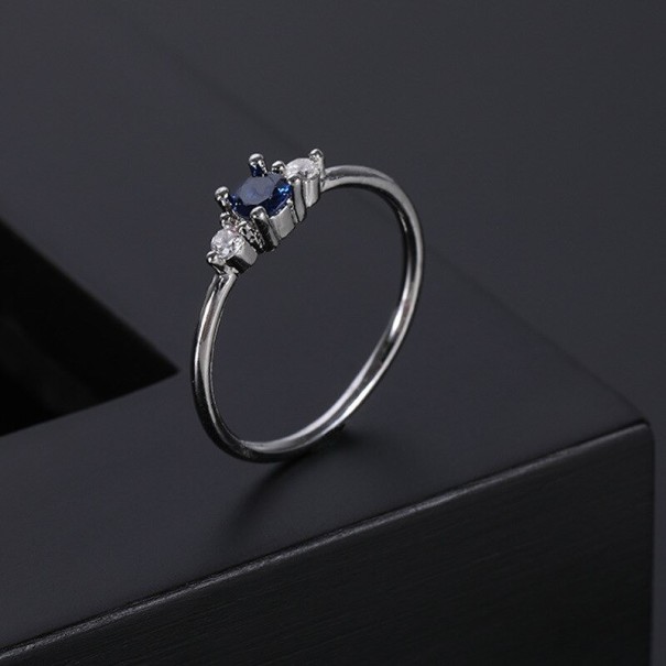 Damesring D1755 zilver 8