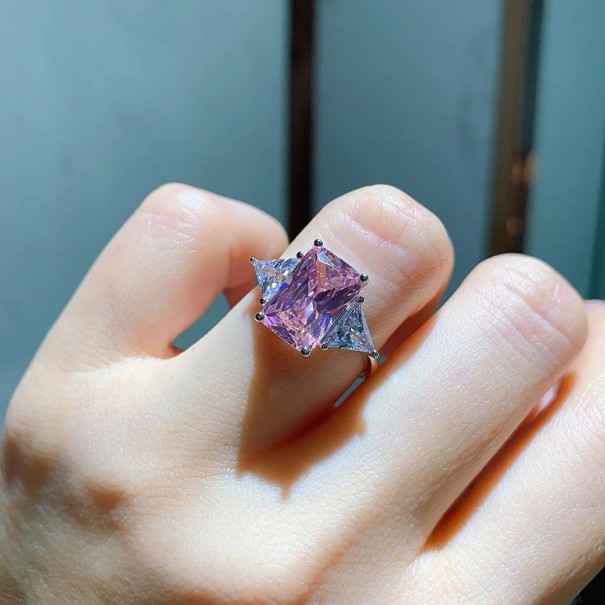 Damesring D1759 roze