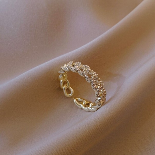 Damesring D2432 goud