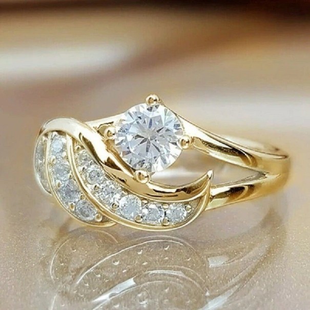 Damesring D2438 goud 10