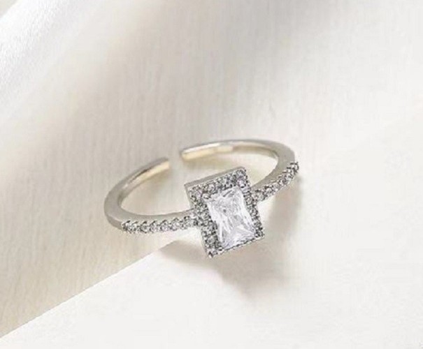 Damesring D2498 zilver
