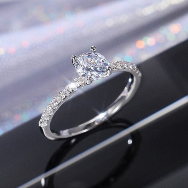 Damesring D2513 zilver 8