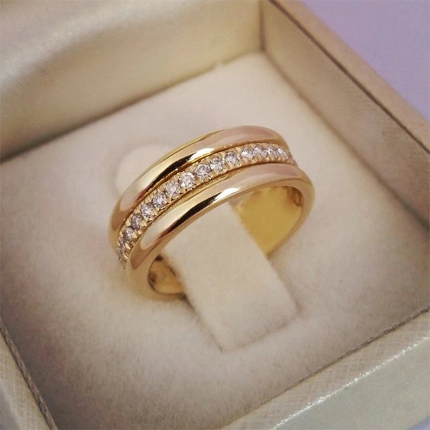 Damesring D2537 goud 11