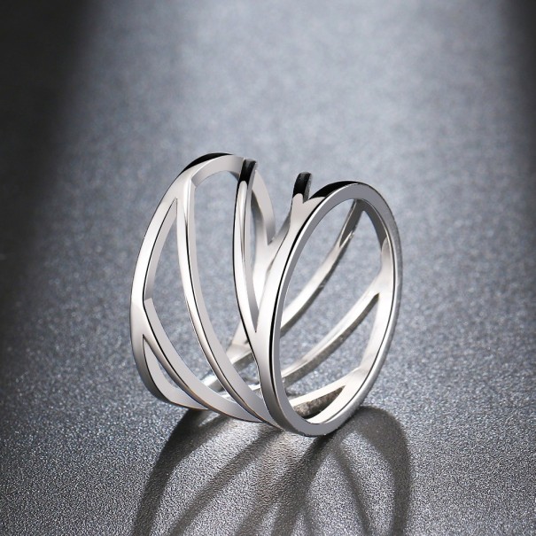 Damesring D2727 zilver 10