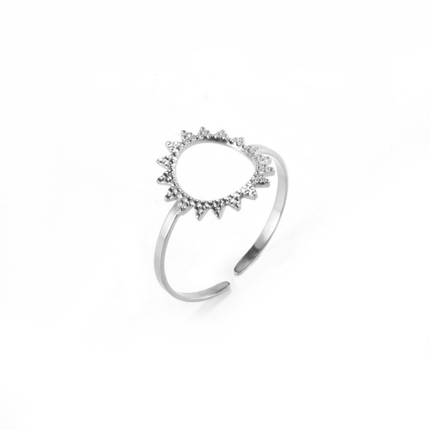Damesring D2795 zilver