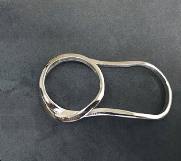 Damesring D2829 zilver
