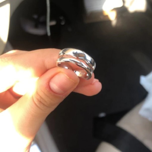 Damesring D2832 zilver