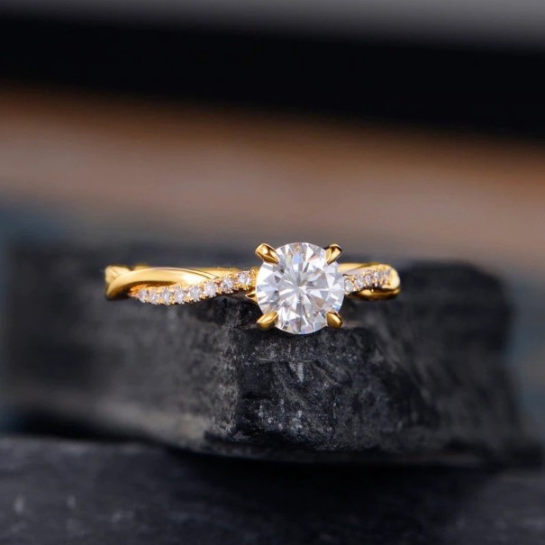 Damesring D2867 goud 9