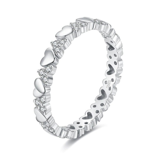 Damesring met hart D1146 8