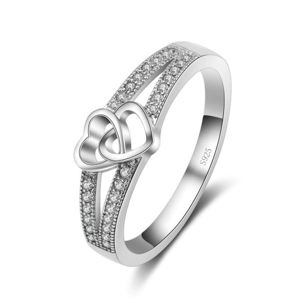 Damesring met hart D1216 9