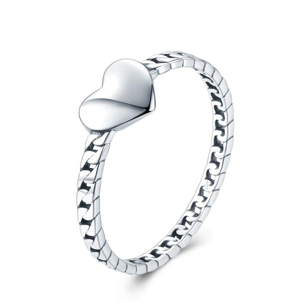 Damesring met hart D1315 5