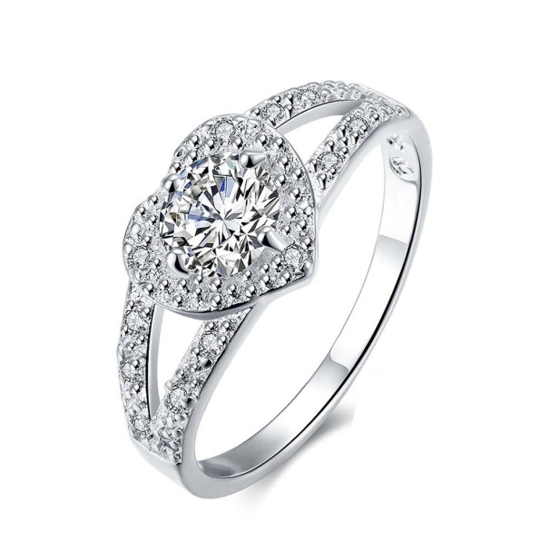 Damesring met hart D1370 8