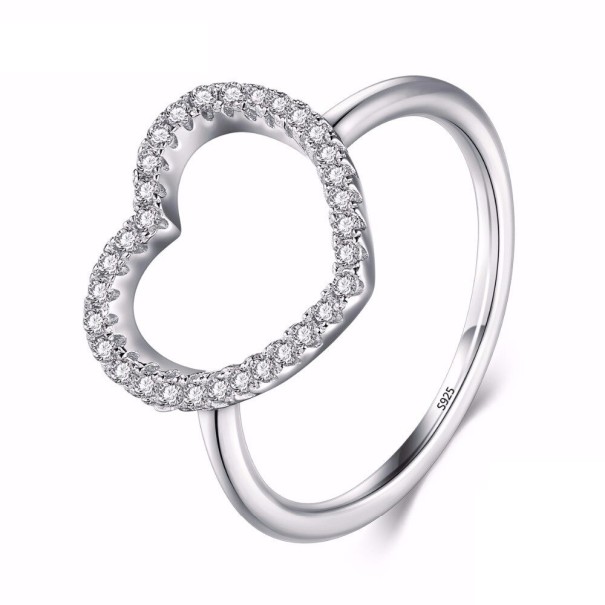 Damesring met hart D1508 9