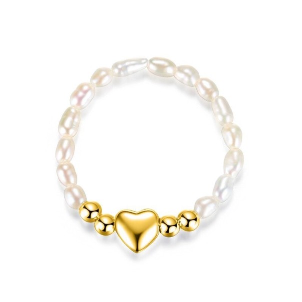 Damesring met hart D1836 goud