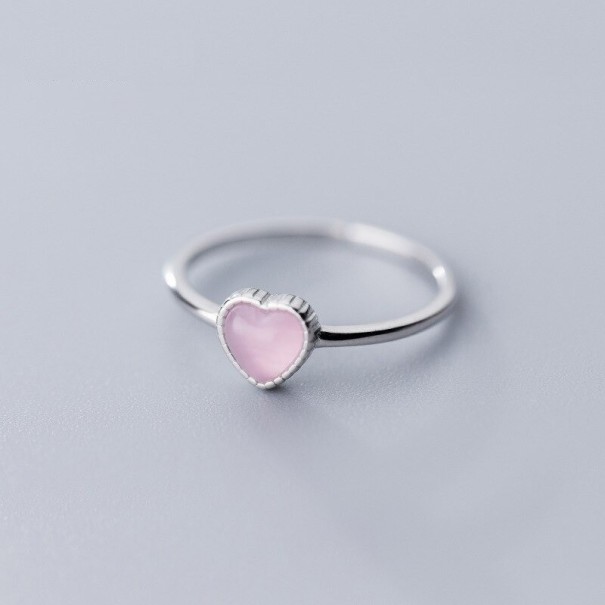 Damesring met hart D2091 1