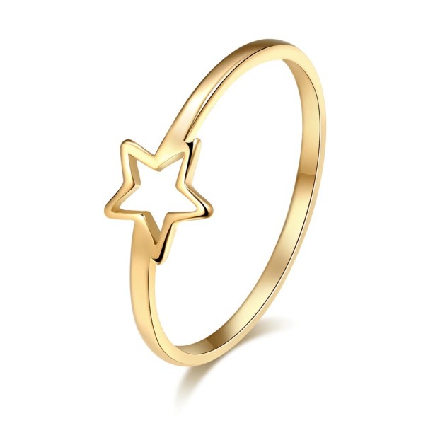 Damesring met ster D2740 zilver 8