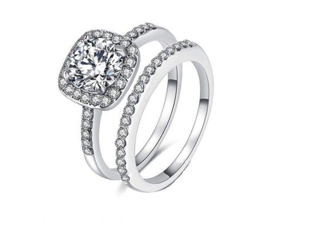 Damesring met zirkoon D875 7