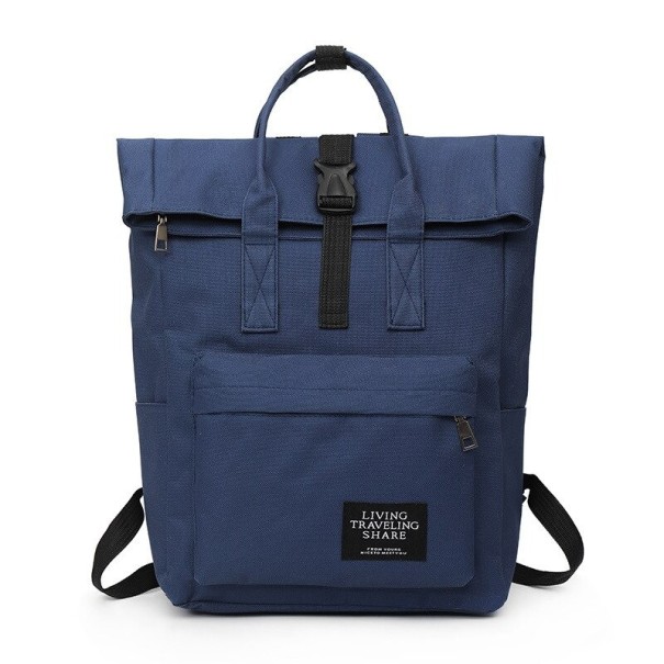 Damesrugzak met USB E811 donkerblauw