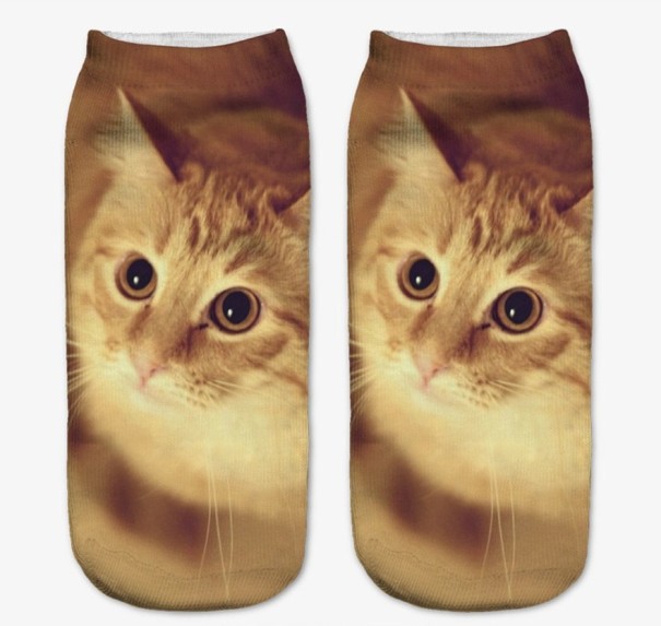 Damessokken met katten 7