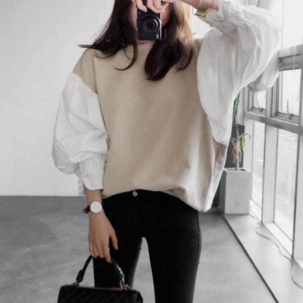 Damessweatshirt met losse mouwen M