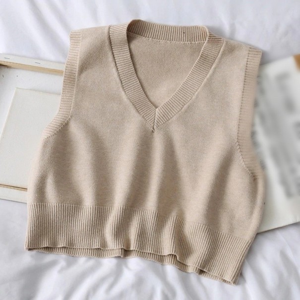 Damestrikvest A2356 beige