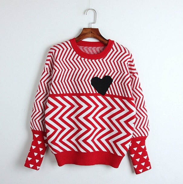 Damestrui met hart A2352 rood