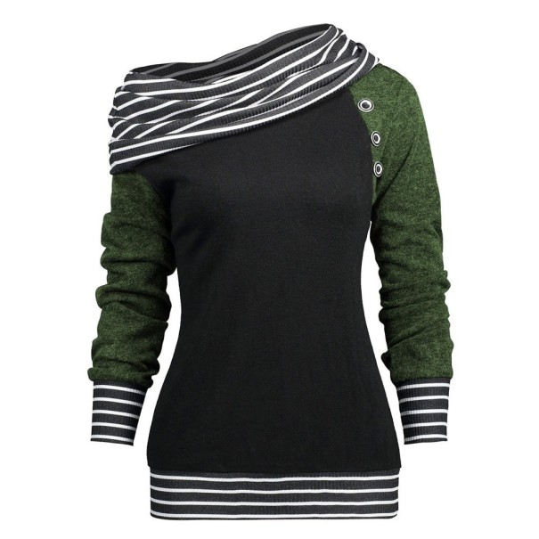 Damestrui met kraag groen XS