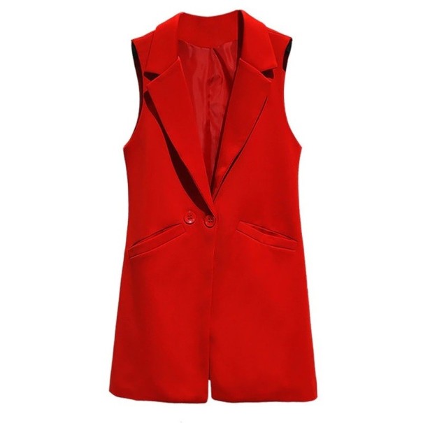 Damesvest P1351 rood L