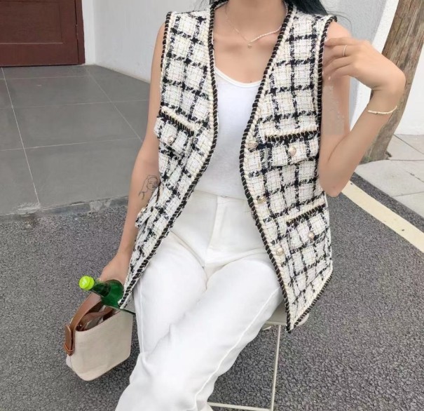 Damesvest P1879 wit M