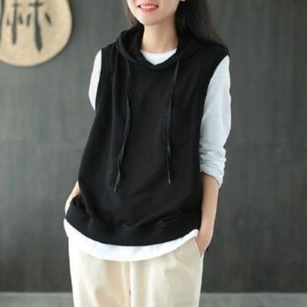 Damesvest P1984 zwart L