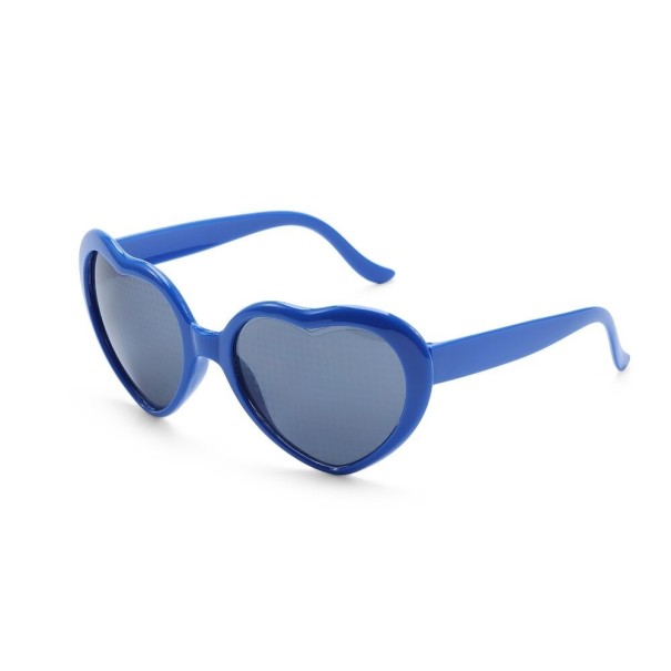 Dameszonnebril met effect blauw