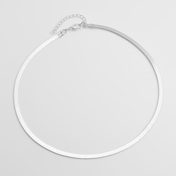 Damhalsband D119 silver 32 cm