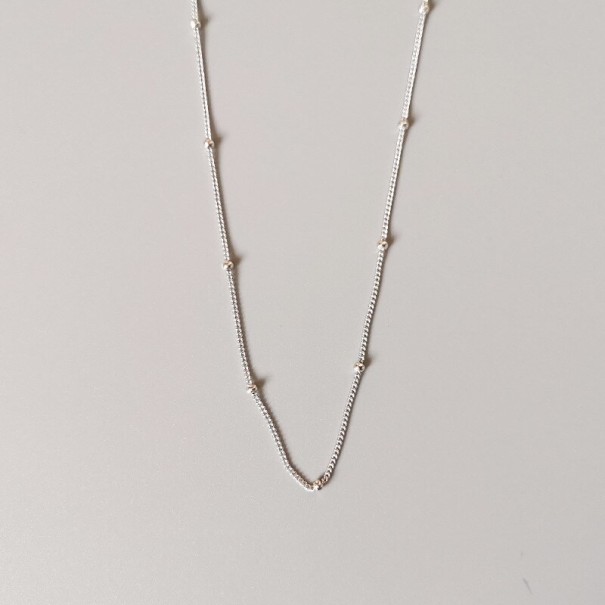 Damhalsband M96 silver 10